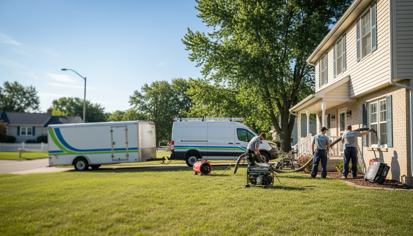 Flooded Basement Restoration And Cleanup With Repair in Archbold, OH near me